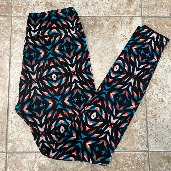 LuLaRoe Pants - LuLaRoe Leggings-Geometric Design